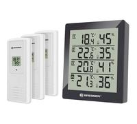 Bresser Temeo Higro Quadro 4 Weather Station 3 Units Gris