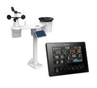 BRESSER Station météo connectée 4Cast CV WiFi 11 jours 7-en-1 Noir G