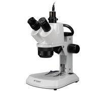 BRESSER Stéréo Microscope Trinocular Analyth STR 10x-40x avec caméra oculaire Full HD