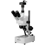 BRESSER Stéréomicroscope ICD Advance Zoom 10x-160x avec MicroCam SF UHD Caméra Microscopique