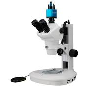 BRESSER Stéréomicroscope Science ETD-201 Trinoculaire Zoom 8-50x avec MicroCam MINI Full HD HDMI Caméra Microscopique
