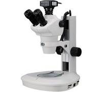 Bresser Microscope stéréo Zoom 8-50x éclairage LED Incident transmitted caméra 12MP USB 3.0 Noir