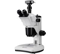 BRESSER Stéréomicroscope Science ETD-301 Trinoculaire Zoom 7-63x avec caméra microscope MikroCamII 12MP USB 3.0