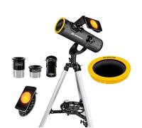 BRESSER Télescope 76/350 avec Filtre Solaire pour l'Observation du soleil