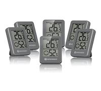 Ensemble de 6 indicateurs BRESSER ClimaTemp Hygro (gris)