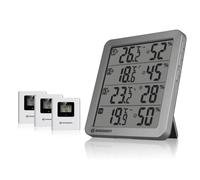 BRESSER Quadro NV Thermo-/Hygromètre gris