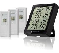 BRESSER Thermohygromètre Quadro - Thermohygromètre pour 4 points de mesure