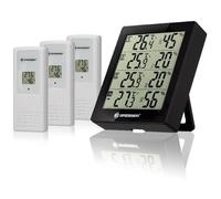BRESSER Thermomètre Temeo Hygro Quadro noire - 7000020CM3000