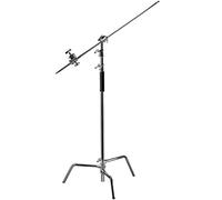 Bresser Trépied C-Stand 300cm avec Perche Spigot Amorti Métal pour Éclairage Studio Accessoires