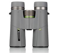 Bresser Jumelles Wave 8x42 – BAK-4, étanches, oculaires pour porteurs de lunettes – Gris