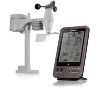Centrale météo BRESSER 5-en-1 WTW en Aspect Bois