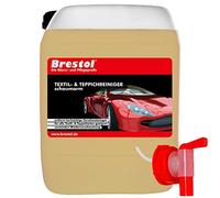 Brestol Nettoyant pour Tapis 5 l avec Robinet 51 mm - Nettoyant Textile concentré pour Machines d'extraction par pulvérisation à Faible Mousse
