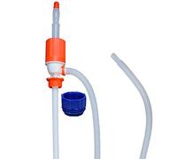 BRESTOL Pompe à essence, à main, pompe à fût résistante aux acides avec adaptateur de fût de 210 l pour essence, huile moteur, eau, acides, alcalis, diesel, 18,5 l/minute - Pompe de transvasement