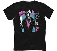 Bret The Hitman Hart Retro T-Shirt Casual Graphic Tees Black M