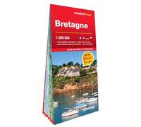 Comfort Map Carte grand format laminée Bretagne 1/300.000