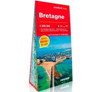 Bretagne 1/300.000 (Carte Grand Format Laminée)