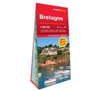 Bretagne 1/300.000 (carte grand format laminée) - Collectif - Expressmap - Atlas / carte