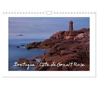 Bretagne - Côte de Granit Rose (Wandkalender 2026 DIN A4 quer), CALVENDO Monatskalender: Imposante Steinansammlungen