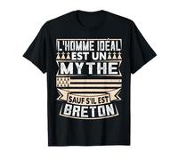 Bretagne Drapeau Breton Homme Briton Humour T-Shirt