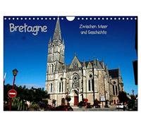 Bretagne - Entre mer et histoire, Version française (Calendrier mural 2026 DIN A4 portrait), Calendrier CALVENDO mensuel