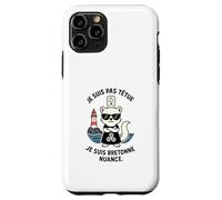 Bretagne Femme - Hermine Bretonne Humour Coiffe Triskell Coque pour iPhone 11 Pro