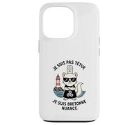 Bretagne Femme - Hermine Bretonne Humour Coiffe Triskell Coque pour iPhone 13 Pro