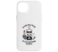 Bretagne Femme - Hermine Bretonne Humour Coiffe Triskell Coque pour iPhone 14 Plus
