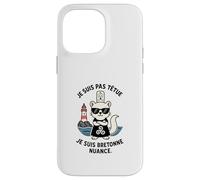 Bretagne Femme - Hermine Bretonne Humour Coiffe Triskell Coque pour iPhone 14 Pro Max