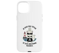 Bretagne Femme - Hermine Bretonne Humour Coiffe Triskell Coque pour iPhone 15 Plus