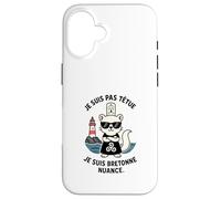 Bretagne Femme - Hermine Bretonne Humour Coiffe Triskell Coque pour iPhone 16