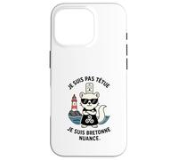 Bretagne Femme - Hermine Bretonne Humour Coiffe Triskell Coque pour iPhone 16 Pro