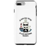 Bretagne Femme - Hermine Bretonne Humour Coiffe Triskell Coque pour iPhone 7 Plus/8 Plus