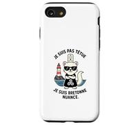 Bretagne Femme - Hermine Bretonne Humour Coiffe Triskell Coque pour iPhone SE (2020) / 7 / 8