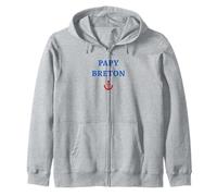 Bretagne fête des Grands pères Super Papy Breton Sweat à Capuche