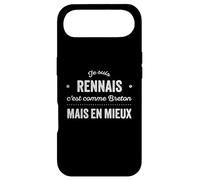 Bretagne Fier D'être Rennais Breton Rennes Cadeau Humour bzh Coque pour iPhone Air
