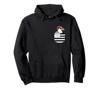 Bretagne Goéland Mouette Poche Drapeau Breton Bord de Mer Sweat à Capuche