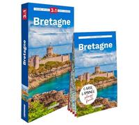 Bretagne - Guide + Atlas + Carte Laminée 1/320 000