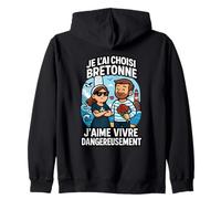 Bretagne Homme Couple Breton - Bretonne Têtue Humour Sweat à Capuche