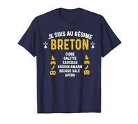 Bretagne Humour Je suis Au Régime Breton T-Shirt