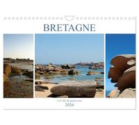 BRETAGNE La Côte de granit rose (Calendrier mural 2026 DIN A4 horizontal), CALVENDO calendrier mensuel