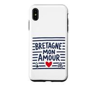 Bretagne Mon Amour Bretonne Breton Cœur Triskell et Hermine Coque pour iPhone XS Max