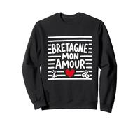 Bretagne Mon Amour Bretonne Breton Cœur Triskell et Hermine Sweatshirt