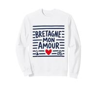 Bretagne Mon Amour Bretonne Breton Cœur Triskell et Hermine Sweatshirt