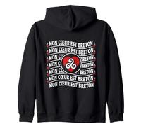 Bretagne Mon Cœur Breton Bretonne Triskell Breizh Sweat à Capuche