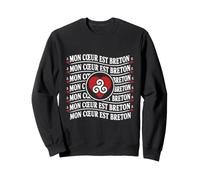 Bretagne Mon Cœur Breton Bretonne Triskell Breizh Sweatshirt