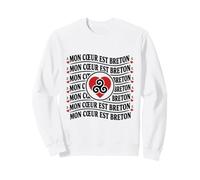 Bretagne Mon Cœur Breton Bretonne Triskell Breizh Sweatshirt