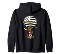 Bretagne Montgolfière Phare Breton Drapeau Gwenn Ha du Sweat à Capuche