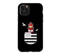 Bretagne Phare Breton Poche Drapeau Gwenn Ha du Marin Homme Coque pour iPhone 11 Pro
