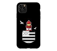 Bretagne Phare Breton Poche Drapeau Gwenn Ha du Marin Homme Coque pour iPhone 11 Pro Max