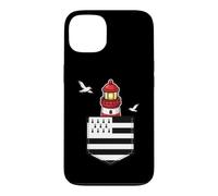 Bretagne Phare Breton Poche Drapeau Gwenn Ha du Marin Homme Coque pour iPhone 13